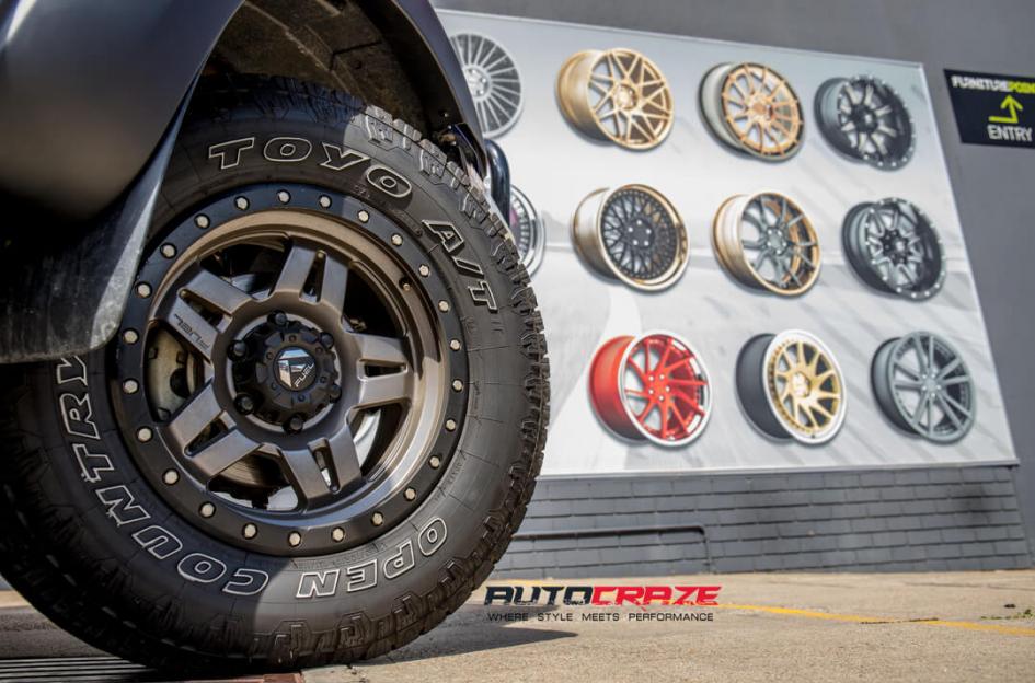 FORD RANGER ANZA MATTE ANTHRACITE WITH BLACK RING